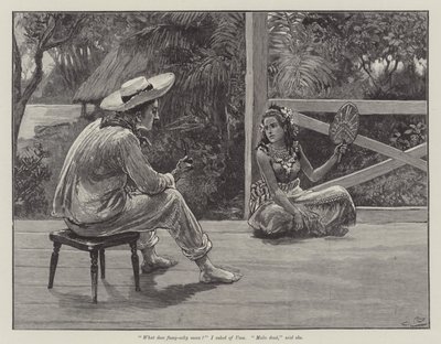 Uma, of Het Strand van Falesa, door Robert Louis Stevenson door Gordon Frederick Browne